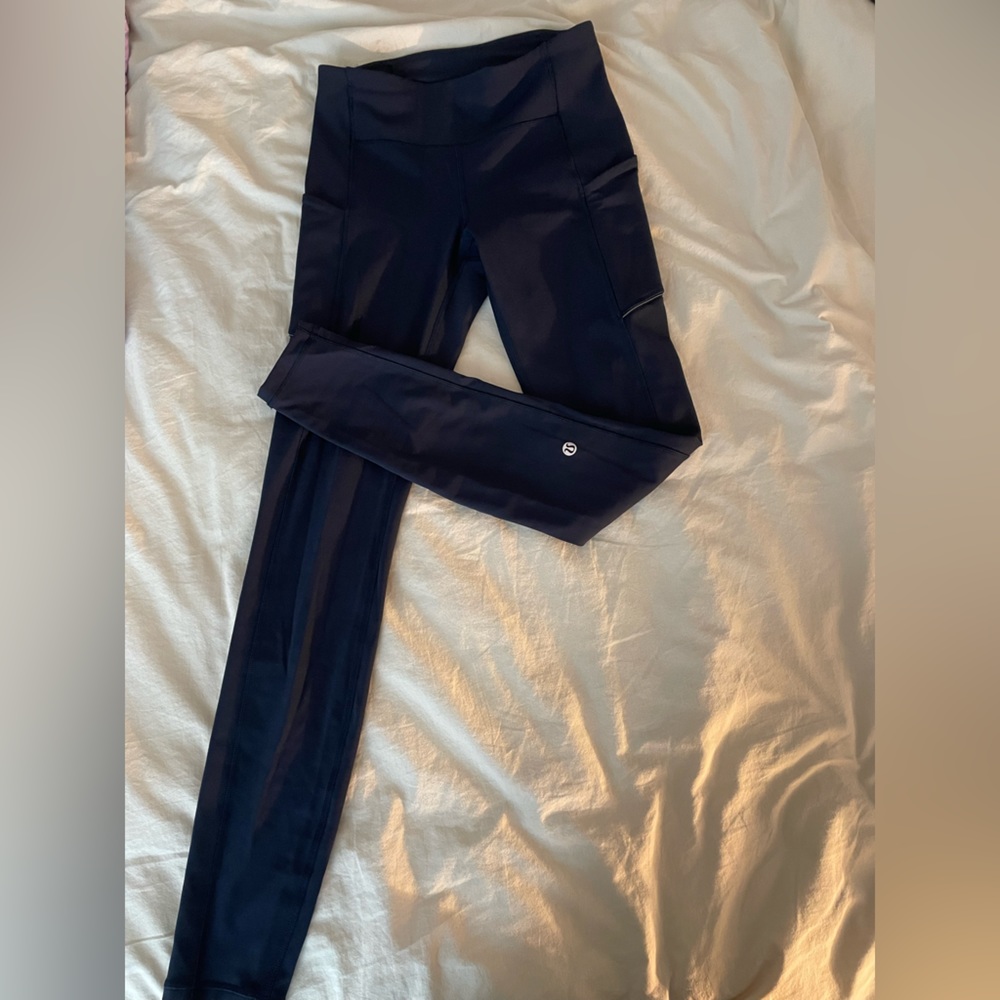 Lululemon Swift Speedy High- Rise Navy Leggings 25”